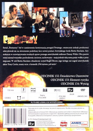 Partnerzy (Święty) 46: Dziedzictwo Ozerowów / Element ryzyka / Wyścig [DVD]