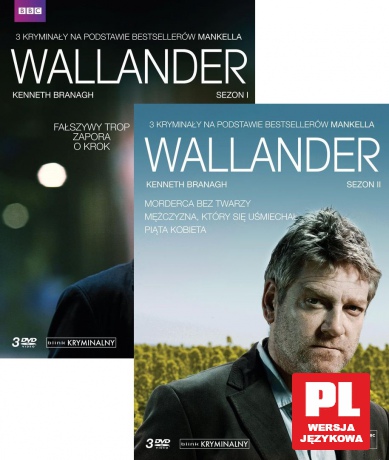 Wallander sezon 1+2 (BBC) Pakiet [6DVD]