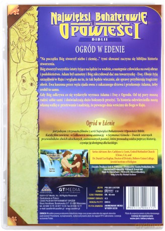 Najwięksi bohaterowie i opowieści Biblii: Ogród w edenie [DVD] (Biblia dla dzieci)