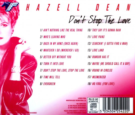 Hazell Dean: Don't Stop The Love [CD]