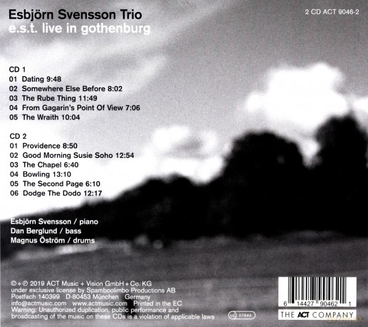 Esbjorn Svensson Trio: E.S.T. Live In Gothenburg [2CD]