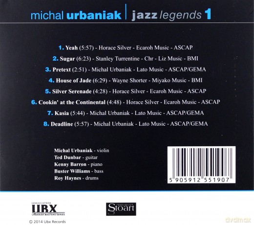 Michał Urbaniak: Jazz Legends I (digipack) [CD]