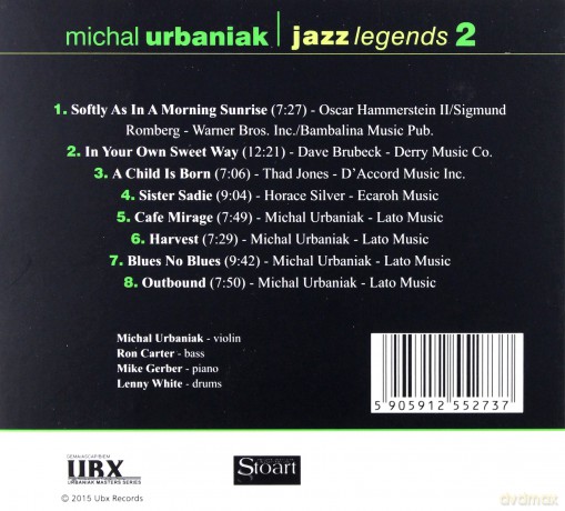 Michał Urbaniak: Jazz Legends II (digipack) [CD]