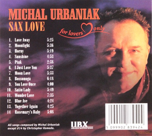 Michał Urbaniak: Sax Love (digipack) [CD]