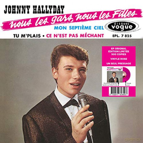 Johnny Hallyday: Ep No06 - Nous Les Gars. Nous Les Filles (Pink) [Winyl]