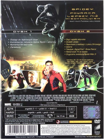 Spider-Man 3 wydanie specjalne digipack [2DVD]