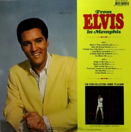 Elvis Presley: From Elvis In Memphis (Yellow) [Winyl]