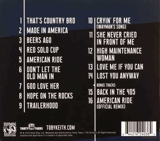 Toby Keith: Greatest Hits The Show Dog Years (digipack) [CD]