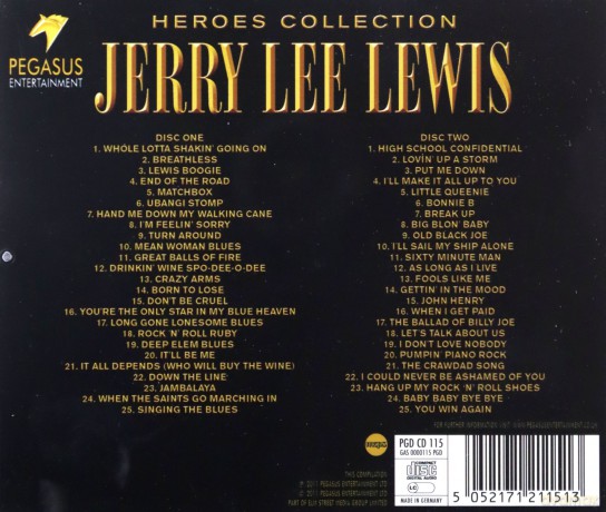 Jerry Lee Lewis: Heroes Collection [2CD]