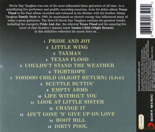Stevie Ray Vaughan: The B4est Of [CD]