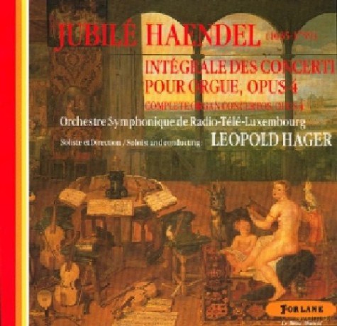 Georg Friedrich Haendel: Integrale Des Concerti Pour Orgue. Opus 4 [CD]