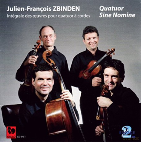 Julien Francois Zbinden: Integrale Des Oeuvres Pour Quatuor A Cordes [CD]