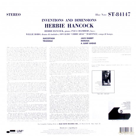 Herbie Hancock: Inventions & Dimensions [Winyl]