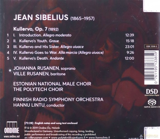 Jean Sibelius: Kullervo [SACD]