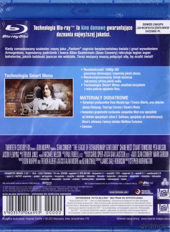 Liga niezwykłych dżentelmenów [Blu-Ray]