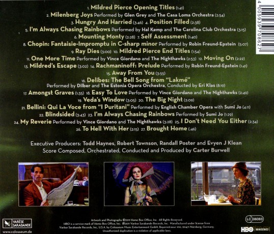 Mildred Pierce soundtrack (Carter Burwell) [CD]