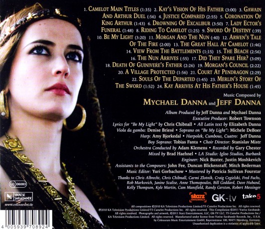 Camelot soundtrack (Mychael Danna & Jeff Danna) [CD]