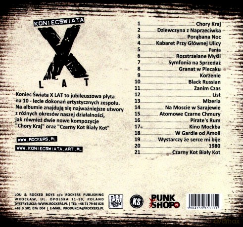 Koniec Świata: X Lat (Wydawcy) (digipack) [CD]