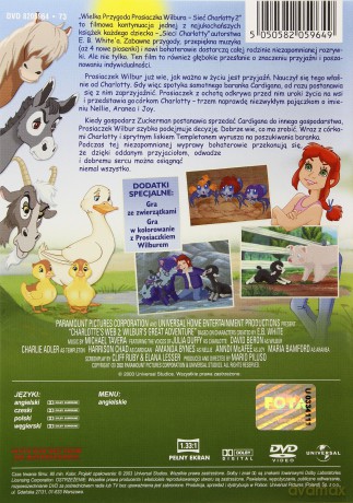 Wielka przygoda prosiaczka Wilbura [DVD]