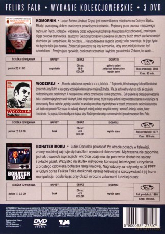 Feliks Falk Kolekcja: Komornik / Wodzirej / Bohater Roku [BOX] [3DVD]