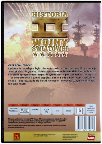 Encyklopedia II Wojny Światowej 61: Operacja Torch [DVD]