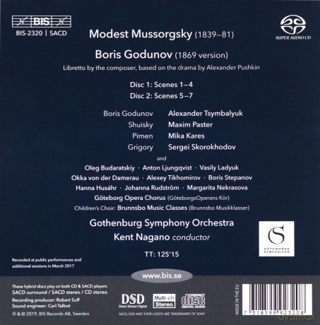Modest Mussorgsky: Boris Godunov [2SACD]