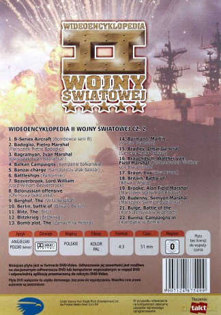 Encyklopedia II Wojny Światowej - Militaria 66: Wideoencyklopedia II Wojny Światowej cz.2 [DVD]