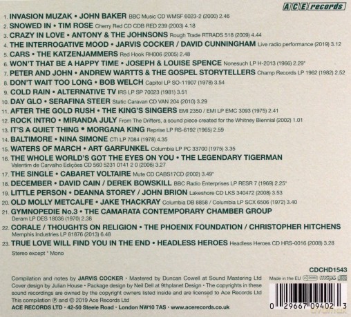 Music From Jarvis Cocker's Sunday Service [CD]