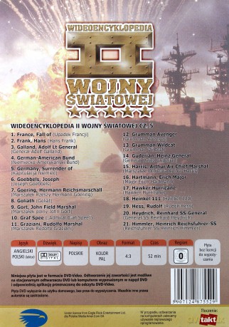 Encyklopedia II Wojny Światowej - Militaria 69: Wideoencyklopedia II Wojny Światowej cz.5 [DVD]