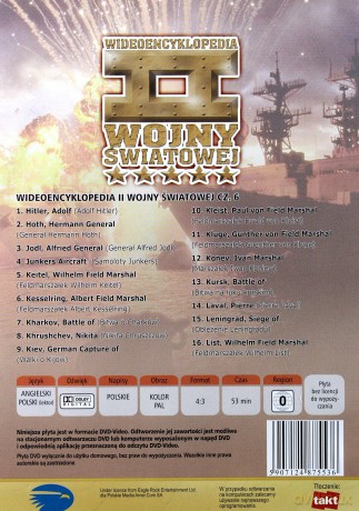 Encyklopedia II Wojny Światowej - Militaria 70: Wideoencyklopedia II Wojny Światowej cz.6 [DVD]