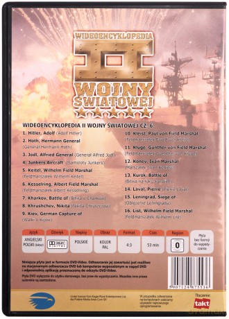 Encyklopedia II Wojny Światowej - Militaria 70: Wideoencyklopedia II Wojny Światowej cz.6 [DVD]