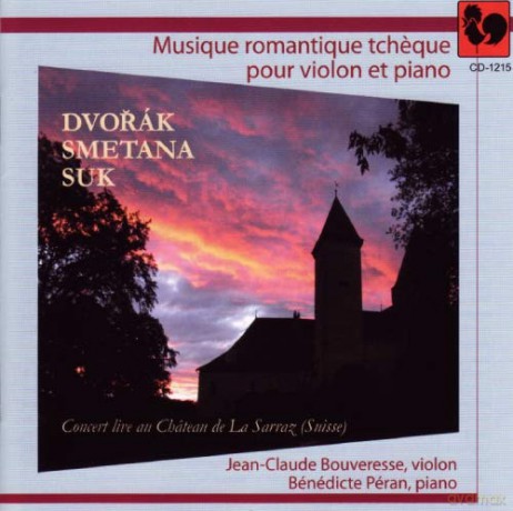 Jean Claude Bouveresse: Musique Tcheque Pour Violon Et Piano [CD]