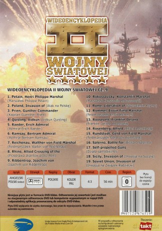Encyklopedia II Wojny Światowej - Militaria 73: Wideoencyklopedia II Wojny Światowej cz. 9 [DVD]