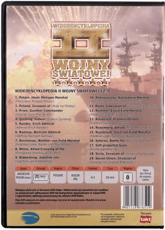 Encyklopedia II Wojny Światowej - Militaria 73: Wideoencyklopedia II Wojny Światowej cz. 9 [DVD]