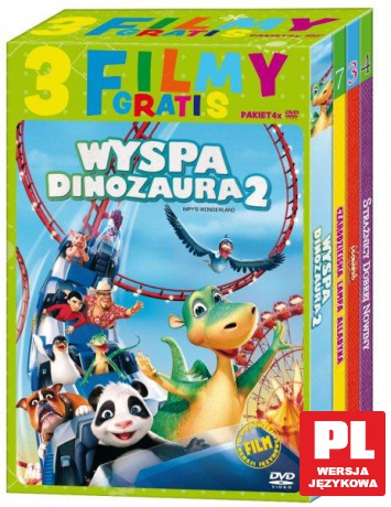 Wyspa Dinozaura 2 + 3 Filmy Gratis [BOX] [4DVD]