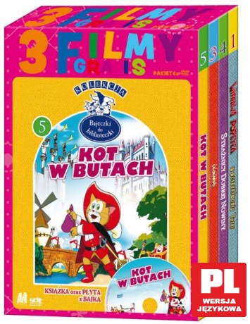 Kot W Butach + 3 Filmy Gratis [BOX] [4DVD] 