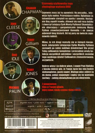 Latający Cyrk Monty Pythona sezony 1-4 [BOX] [7DVD]