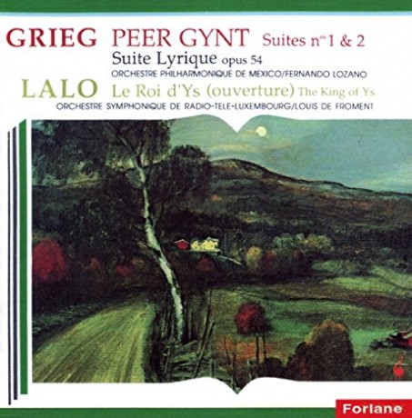 Edvard Grieg: Peer Gynt Suites No1 Et 2 Lalo Le Roi D'Ys [CD]