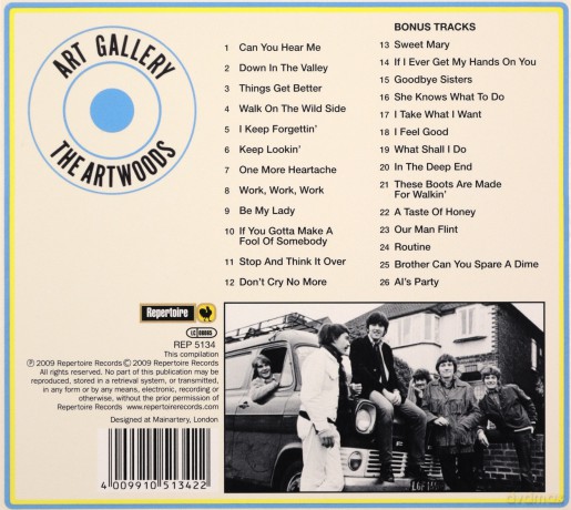 The Artwoods: Art. Gallery [CD]