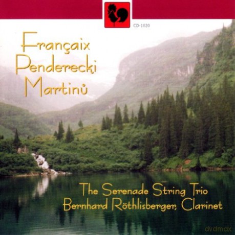 Jean Francaix + Pendericki-Martinu: Quintette Pour Clarinette Et Quatuor A Cordes [CD]