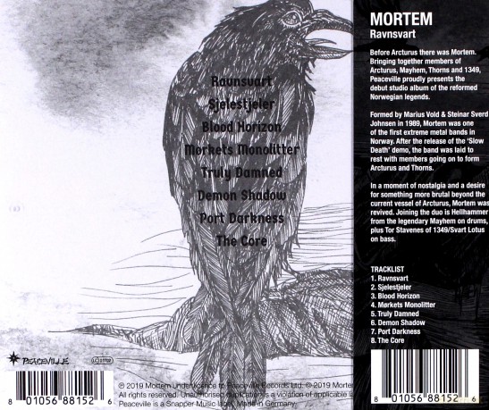 Mortem: Ravnsvart (Jewelcase) [CD]