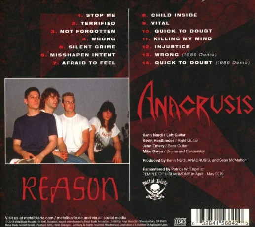 Anacrusis: Reason [CD]