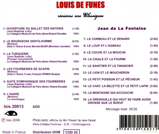 Louis De Funes: Revisons Nos Classiques [CD]