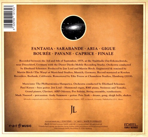 Jon Lord: Sarabande [CD]