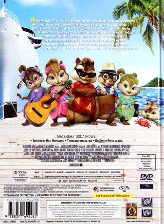 Alvin i Wiewiórki 3 (booklet) [DVD]