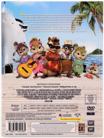 Alvin i Wiewiórki 3 (booklet) [DVD]