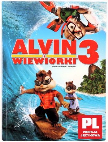 Alvin i Wiewiórki 3 (booklet) [DVD]