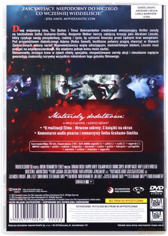 Abraham Lincoln: Łowca wampirów [DVD]