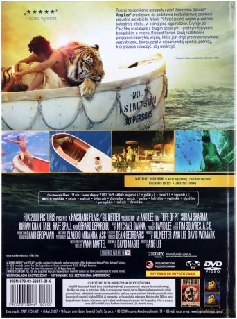 Życie Pi (booklet) [DVD]