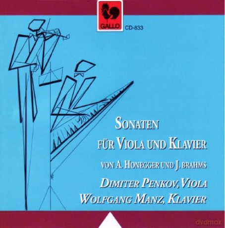 Arthur Honegger Brahms: Sonates Pour Alto Et Piano [CD]